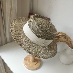 Cappello di Paglia in Erba Marina Personalizzato all'Ingrosso per Donne Protezione Solare Estiva da Spiaggia - Product Image 5