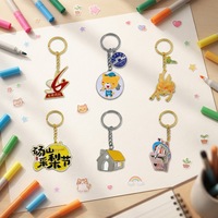 Keycap Fitness Superhero Charm Nurse Fox Tail Horror Doll Perfume Bottle Mini Coin Purse Lip Balm Blind Box PVC Cartoon Keychain
