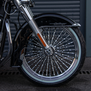 Mâm xe máy Chrome, chống rung, dành cho Harley, trước sau, bền, kiểu Cali Spoke, dành cho xe đời 2012 trở lên, Heritage Slim Deluxe - Product Image 1