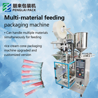 Machine de remplissage et d'emballage automatique pour jus liquide, eau minérale, lait, glaces et sucettes glacées