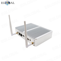 Sin ventilador de escritorio NUC 2955U i3 i5 i7 Mini PC COM LAN USB VGA HD WIFI Ethernet pequeña computadora Personal