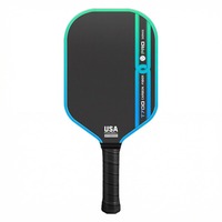 Raquette de pickleball rectangulaire en fibre de carbone T700 approuvée aux États-Unis, ensemble complet exclusif transfrontalier avec raquettes