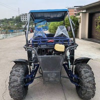 Kart de course tout-terrain 150CC et 200CC avec frein à disque, transmission par chaîne, démarrage facile, kart à essence pour adultes, buggy de plage