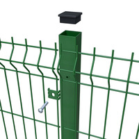 Panneaux de clôture de jardin incurvés 3D anti-escalade de 1,5 m, 1,8 m, 2 m, 2,5 m de hauteur