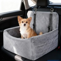 <strong>Best</strong> <strong>Selling</strong> 2-in-1 Dog <strong>Car</strong> Booster Seat & <strong>Travel</strong> <strong>Bed</strong> - Detachable, Washable, with Storage Pockets and Safety Belt