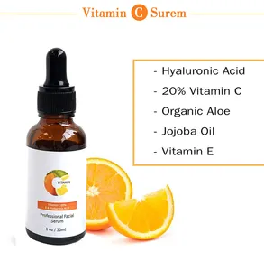 Oem 20% Vitamine C & E Hyaluronzuur Serum Whitening 20% Vitamine C Serum