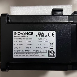 มอเตอร์เซอร์โว Inovance รุ่น MS1H1-10C30CB A331Z-S 1 กิโลวัตต์ 220 โวลต์ 3000 รอบต่อนาที สามเฟส IP67 - Product Image 2