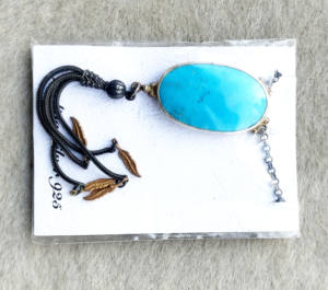 Handmade 925 Sterling Silver Modern Pendant Necklace with Tassel Oval Design Gold Plated Option Necklace & <b>Bracelet</b> <b>Set</b> - Product Image 3