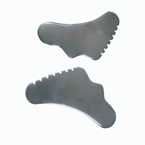 เครื่องมือนวดโลหะสำหรับกระชับผิวหน้า  แผ่นขูดกัวซาสแตนเลสสำหรับใบหน้า - Product Image 4