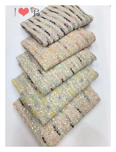 تطريز بالترتر على قماش دانتيل شبكي خاص لملابس النساء الجميلات - Product Image 5