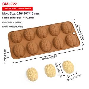 Colección Completa de Moldes de Silicona para Chocolate de Halloween con Diseño de Calabaza, Sombrero de Bruja y Telaraña - Product Image 2