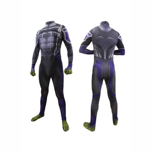 Costume de Hulk en Spandex à imprimé numérique pour Halloween, cosplay, spectacle, enfants, Avengers - Product Image 1