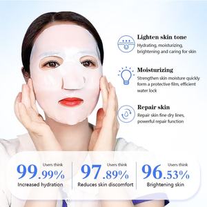 Mascarilla Facial de Hidrogel de Colágeno Profundo de Marca Privada, Mascarilla Nocturna Reafirmante Antiarrugas, Cuidado de la <span class=keywords><strong>Piel</strong></span> Coreano, Colágeno Profundo Real OEM - Product Image 3