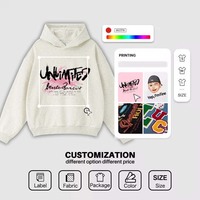 YD350 Sweat à Capuche Sport Homme de Haute Qualité avec Logo Personnalisable, Doublé, Couleur Unie, Style Simple, Pull Chaud d'Hiver avec Poche