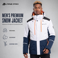 Alpine PRO 남성용 스키 재킷 방수 겨울 스노우웨어 스키복