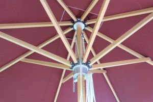 Paraguas cuadrado redondo blanco de gran tamaño para <span class=keywords><strong>patio</strong></span>, sombrilla para el sol con poste central, sombrilla para <span class=keywords><strong>patio</strong></span> al aire libre, - Product Image 2