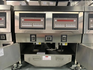 Điện/Gas Fryer 35L + 35L công nghiệp sâu Fryer khoai tây chiên chiên thương mại gà chiên Máy 304 thép không gỉ - Product Image 3