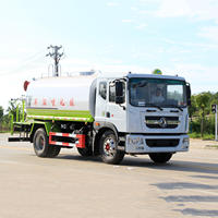 Camion-citerne Dongfeng 4x2 14000L, camion-citerne à eau de 14m³, camion-citerne à eau pour la pulvérisation routière et urbaine à vendre