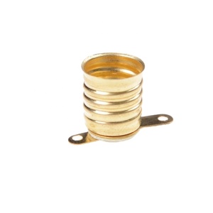 Hot E10 <span class=keywords><strong>Ampoule</strong></span> en cuivre droite Base à <span class=keywords><strong>vis</strong></span> PCB Socket <span class=keywords><strong>Support</strong></span> de lampe - Product Image 1