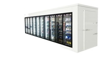 Refroidisseur/refroidisseur de plain-pied de qualité supérieure avec opération facile Top refroidisseur commercial porte en verre du fournisseur stockage de plain-pied dans la chambre froide