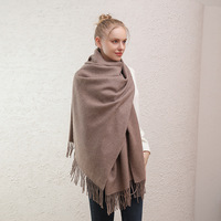 Wholesale Custom Designer Winter Ladies Knitted Cotton Wool Cashmere Scarf Women Scarves And Shawls