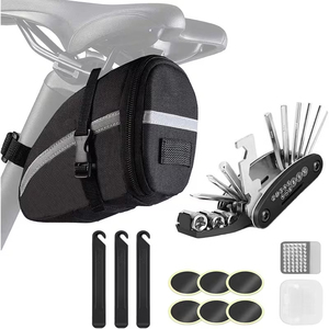 Vente en gros Nouveau sac de selle de vélo de montagne imperméable Sac de selle de vélo Sac de rangement pour outils de vélo Sac de vélo pour le cyclisme unisexe - Product Image 5