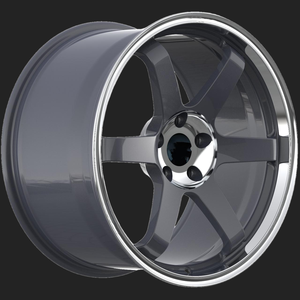 ล้อแม็กซ์ Vorgin Chrome Gunmetal ขอบขัดเงา ดีฟดิช 5x120 5x114.3 ใหม่ 40 มม. Volk Racing <span class=keywords><strong>Te37</strong></span> Sl สำหรับ Tesla Model S Jdm E46 E90 - Product Image 1