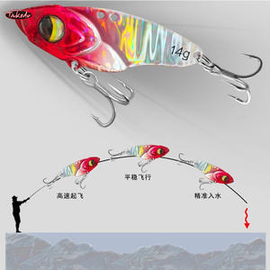 Leurre vibrant en métal TAKEDO HG07 à yeux 3D, 5g 7g 10g 14g 17g 20g, appât vibrant pour eaux moyennes, crankbait artificiel pour basse, brochet, perche, <span class=keywords><strong>carpe</strong></span> - Product Image 5