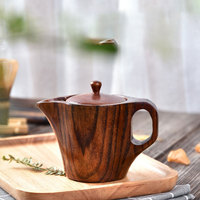 Tasse à café en bois massif naturel Guansen, style américain, origine Hunan