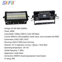 Haute luminosité 400W LED carré IP65 étanche stroboscope lavage scène lumière DMX 512 stroboscope pour discothèque hôtels églises Pub