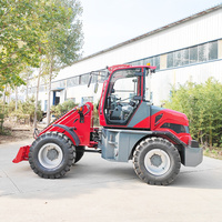 Chargeuse sur pneus 4x4 TL1500 avec instrumentation réglable, petite chargeuse télescopique articulée pour petites exploitations agricoles
