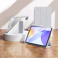 Étui en cuir antichoc avec support pour stylet et rabat triple pour iPad 12e génération 2026/Air 11/iPad Pro 11 2025