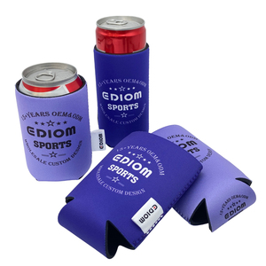 Porta Latas Personalizado con Logotipo, Funda de Neopreno Blanca para Latas de Cerveza, Porta Botellas para Bodas, Porta Latas Personalizable - Product Image 5