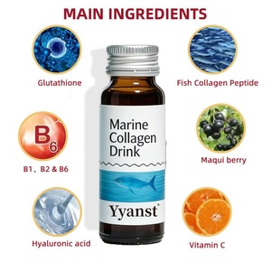 Collagène marin de haute qualité, boisson liquide orale riche en nutriments et en protéines, favorise l'élasticité de la peau avec de la vitamine C - Product Image 4