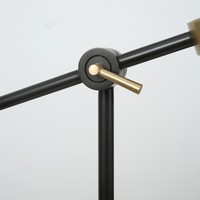 Lámpara de Mesa de Metal de Alta Calidad en Cobre Cromado, Decoración para el Hogar, Lámpara de Lectura para Sala de Estudio, Lámpara de Mesa Moderna para Sala de Estar