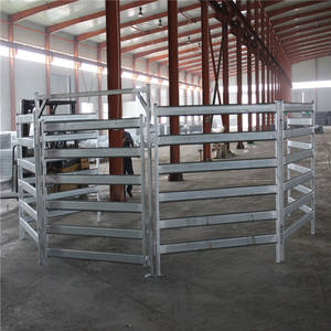 Paneles de Cerca para Granja de Acero Galvanizado Tratado Térmicamente de 2100 mm de Largo y 1.8 m de Altura con Puertas para Corrales de Ganado - Product Image 3