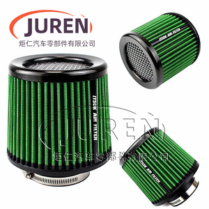 Juren Air Filter Element 055 Red Cone Shape <b>Clamp</b> Type For <b>Car</b> Engine Intake - Product Image 3