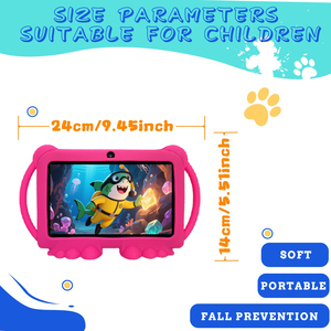 Bán Chạy Nhất 7-Inch Trẻ Em Tablet PC Quad Core 2GB Bộ Nhớ Di Động HD Nhiều Ứng Dụng Màu Sắc Tươi Sáng Cho Giáng Sinh Đen <span class=keywords><strong>Friday</strong></span> - Product Image 2