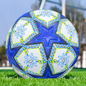Ballon <span class=keywords><strong>de</strong></span> football écologique, recyclable et sans PVC pour l'entraînement, destiné aux écoles secondaires et aux équipes sportives, conforme à la réglementation Title IX - Product Image 1