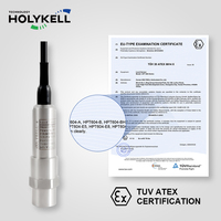 Transduser Level Submersible Holykell Berbahan Titanium Alloy 4-20mA untuk Pemantauan Tangki Air Balast Kapal Laut