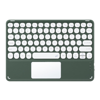 Clavier anglais sans fil, fin, portable, rechargeable, clavier BT pour iPad, pour iPhone, tablette, pavé tactile pour iPad