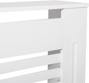 Mueble para <span class=keywords><strong>Radiador</strong></span> de Madera MDF Blanco o Gris con Diseño Tradicional en Cruz (Rejilla Blanca, Grande) - Product Image 5