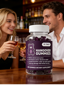 Gomitas para el Alivio de la Resaca, Suplemento Herbal de Cardo Mariano para la Desintoxicación del Hígado, Protege el Hígado, Certificado Halal, Dulces Aptos para Adultos - Product Image 5