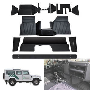 Tapetes Impermeables para Coche Land Rover Defender 90 110 <span class=keywords><strong>Puma</strong></span> TD4 2006-2016, Alfombrillas Antideslizantes para Pies - Product Image 1