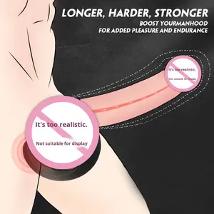 Anillo Vibrador de Silicona a Prueba de Agua IPX7 con Control Remoto, Masajeador de Próstata de Larga Duración para Adultos - Product Image 2