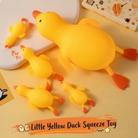 Jouet Squishy Géant Canard Jaune Extensible – Jouet Anti-Stress Amusant pour Enfants – Cadeau Décompression Anxiété