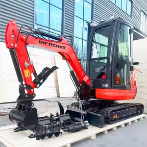 Mini-excavatrice sur chenilles neuve Infront avec livraison gratuite, 1 tonne, 2 tonnes, 3,5 tonnes, moteur inclus - Product Image 1