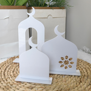 Nuove Decorazioni da Tavolo in Acrilico Ramadan Kareem 2025, 3 Set di Ornamenti Luna e <span class=keywords><strong>Stella</strong></span> per Feste Islamiche Eid Mubarak - Product Image 2