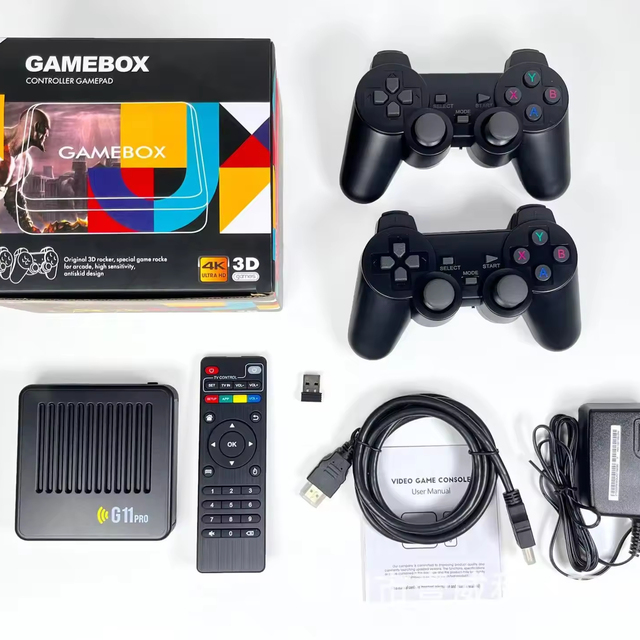 Hot Selling G11 Pro Game Box TV 4K HD 30000 Classic Games Gaming Video Console Retro Arcade De Juego Consola G 11 Pro Gamebox