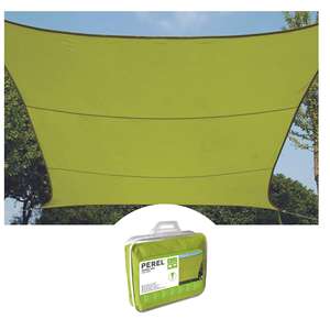 Perel <b>SHADE</b> SAIL - RECTANGULAR - 2 x 3 m - COLOUR: LIME GREEN - Product Image 1